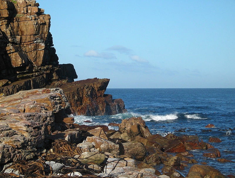Open ocean view at the Cape of Good Hope