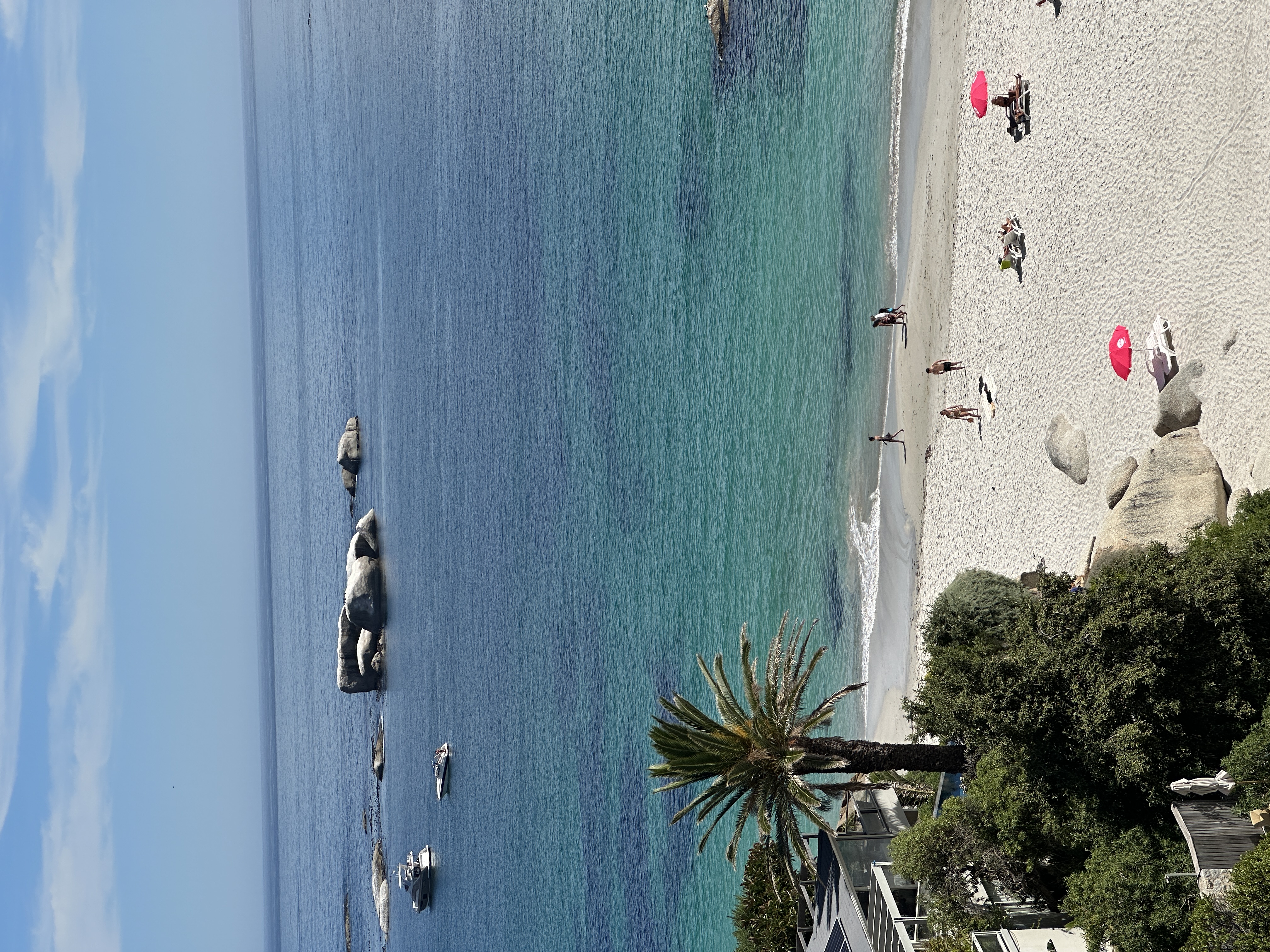 Clifton beach and turquoise water
